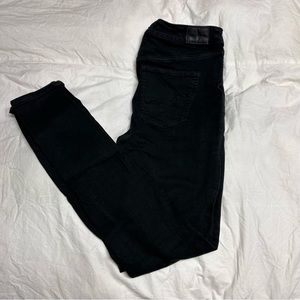 Black AE Ripped skinny jeans